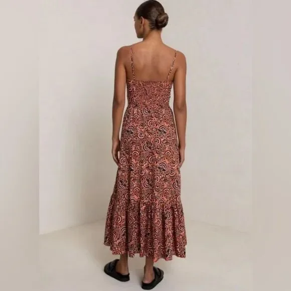 A.L.C. Lilah Printed Midi Dress, Revolve, NWT, Size 8 - Picture 8 of 10